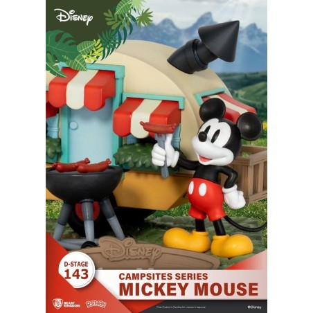 DISNEY - Mickey Mouse - Diorama D-Stage Campsite Series 10cm 