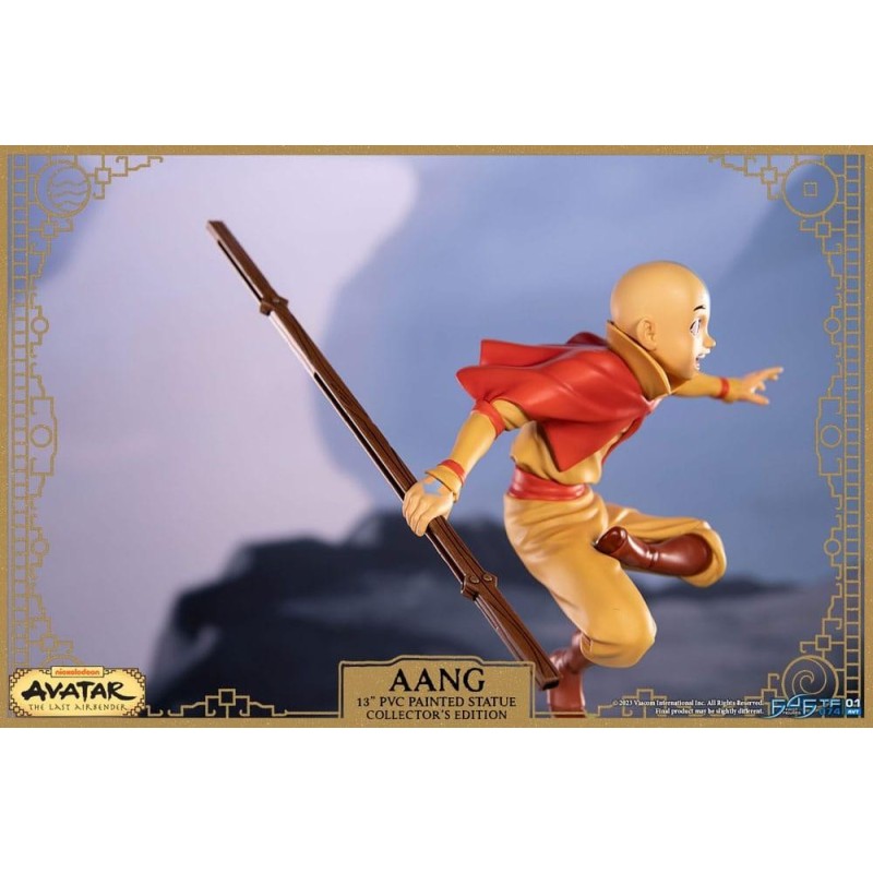 AVATAR LE DERNIER MAITRE DE L'AIR - Aang - Statuette Collec. Ed. 27cm 