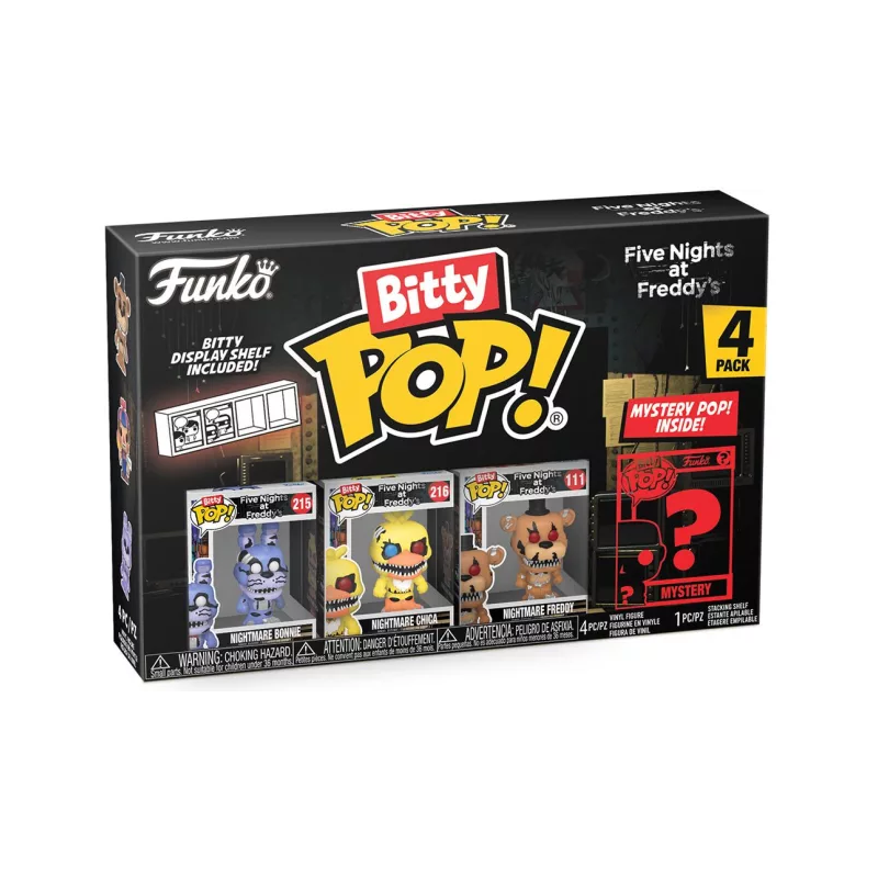 FIVE NIGHTS AT FREDDY'S - Bitty Pop 4 Pack 2.5cm - Nightmare Bonnie 