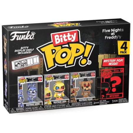 FIVE NIGHTS AT FREDDY'S - Bitty Pop 4 Pack 2.5cm - Nightmare Bonnie 