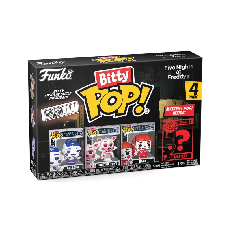 FIVE NIGHTS AT FREDDY'S - Bitty Pop 4 Pack 2.5cm - Ballora 