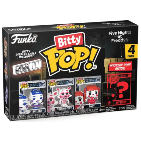 FIVE NIGHTS AT FREDDY'S - Bitty Pop 4 Pack 2.5cm - Ballora 