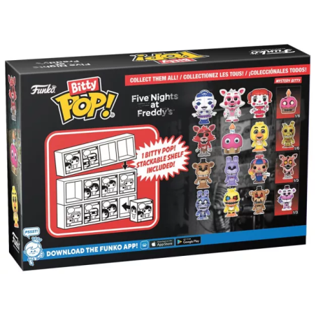 FIVE NIGHTS AT FREDDY'S - Bitty Pop 4 Pack 2.5cm - Freddy 