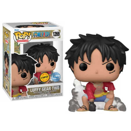 ONE PIECE - POP Animation N° 1269 - Luffy Gear Two Avec Chase 
