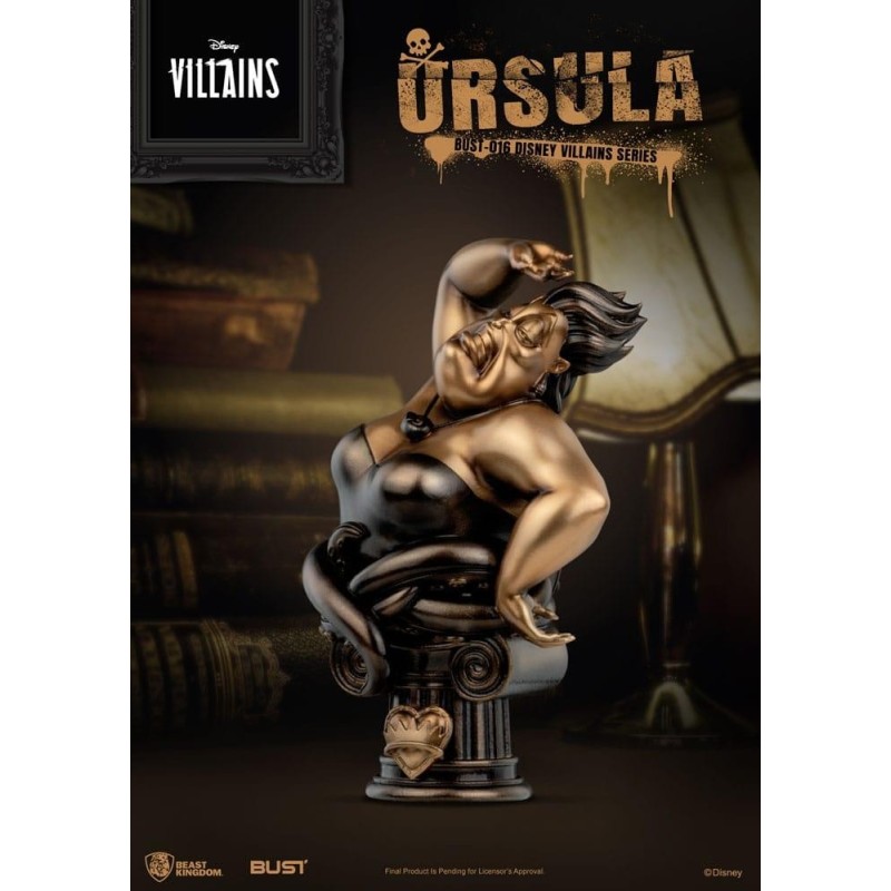 DISNEY - Ursula - Buste Villains Series PVC 16cm 