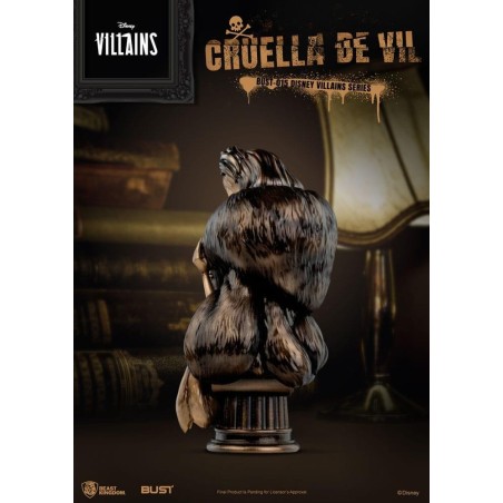 DISNEY - Cruella d'Enfer - Buste Villains Series PVC 16cm 