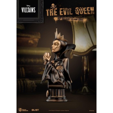 DISNEY - Reine-Sorcière - Buste Villains Series PVC 16cm 
