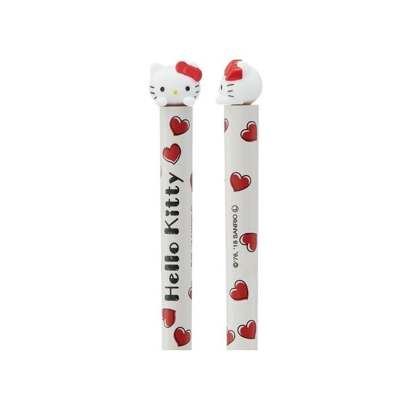 HELLO KITTY - Kawai Kitty - baguettes en bois 16cm 