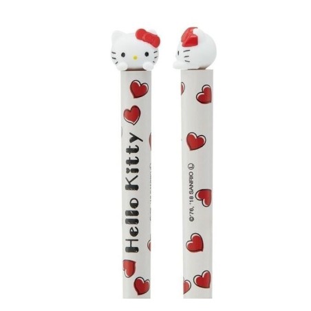 HELLO KITTY - Kawai Kitty - baguettes en bois 16cm 