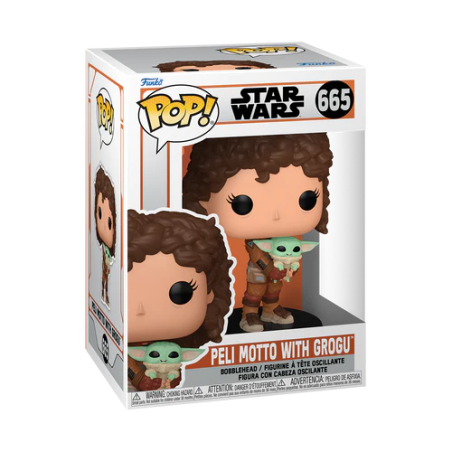 THE MANDALORIAN - POP N° 665 - Peli Motto avec Grogu 