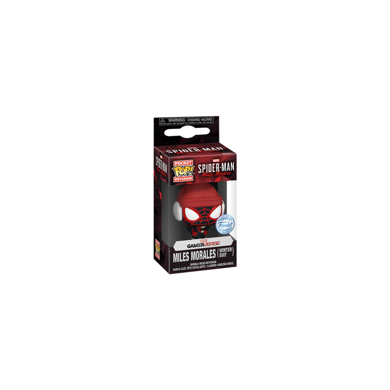MILES MORALES - Pocket Pop Keychains - Miles Morales "Tenue Hiver" 