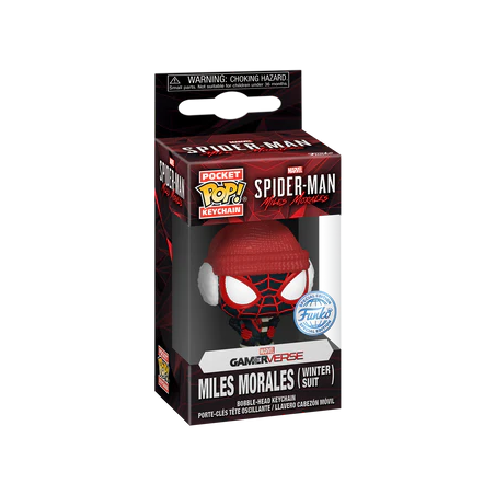 MILES MORALES - Pocket Pop Keychains - Miles Morales "Tenue Hiver" 
