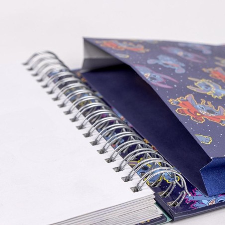 STITCH - Agenda Hebdomadaire Non Daté + Intercalaires + Stickers 