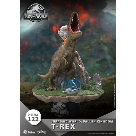 JURASSIC WORLD FALLEN KINGDOM - T-Rex - Diorama D-Stage 13cm 