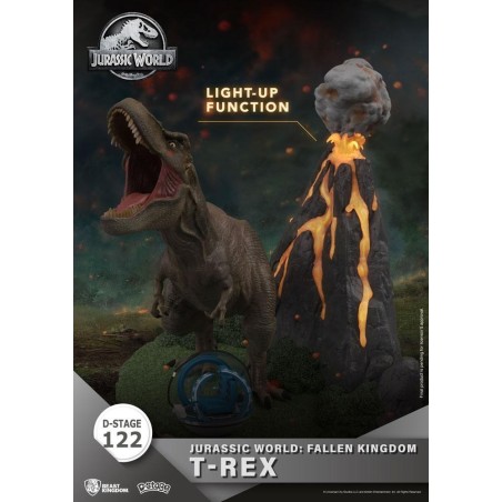 JURASSIC WORLD FALLEN KINGDOM - T-Rex - Diorama D-Stage 13cm 