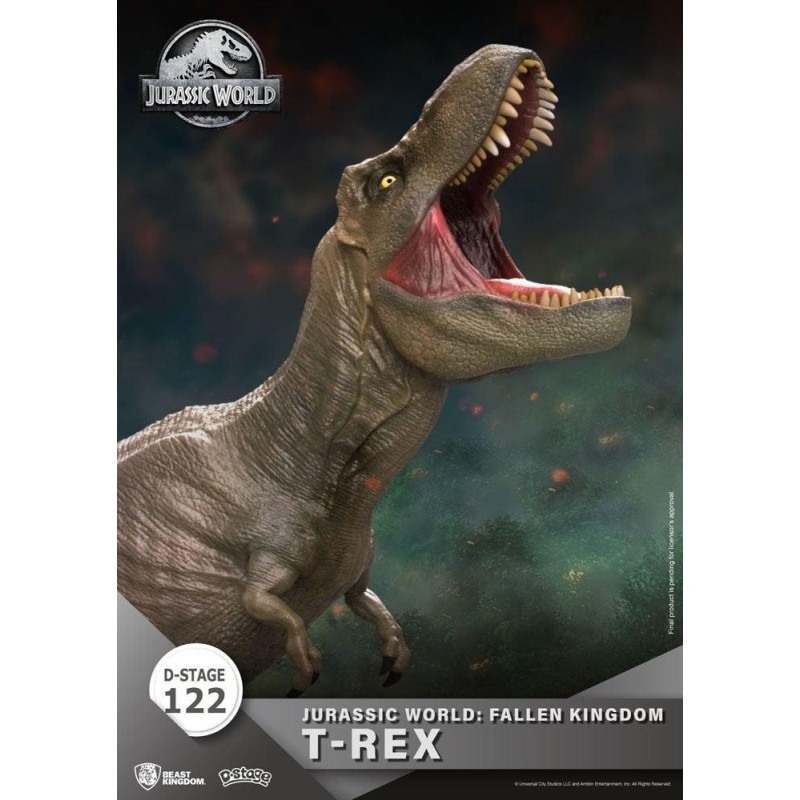 JURASSIC WORLD FALLEN KINGDOM - T-Rex - Diorama D-Stage 13cm 