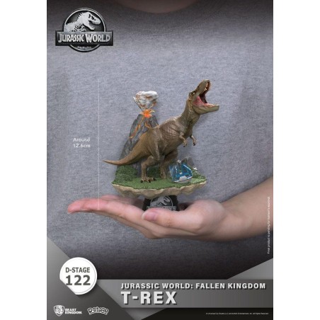 JURASSIC WORLD FALLEN KINGDOM - T-Rex - Diorama D-Stage 13cm 