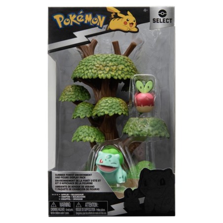 POKEMON - Summer Forest avec Bulbizarre - Pack Environnement W1 