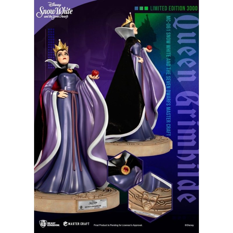 SNWO WHITE - Queen Grimhilde - Statue Master Craft 41cm 