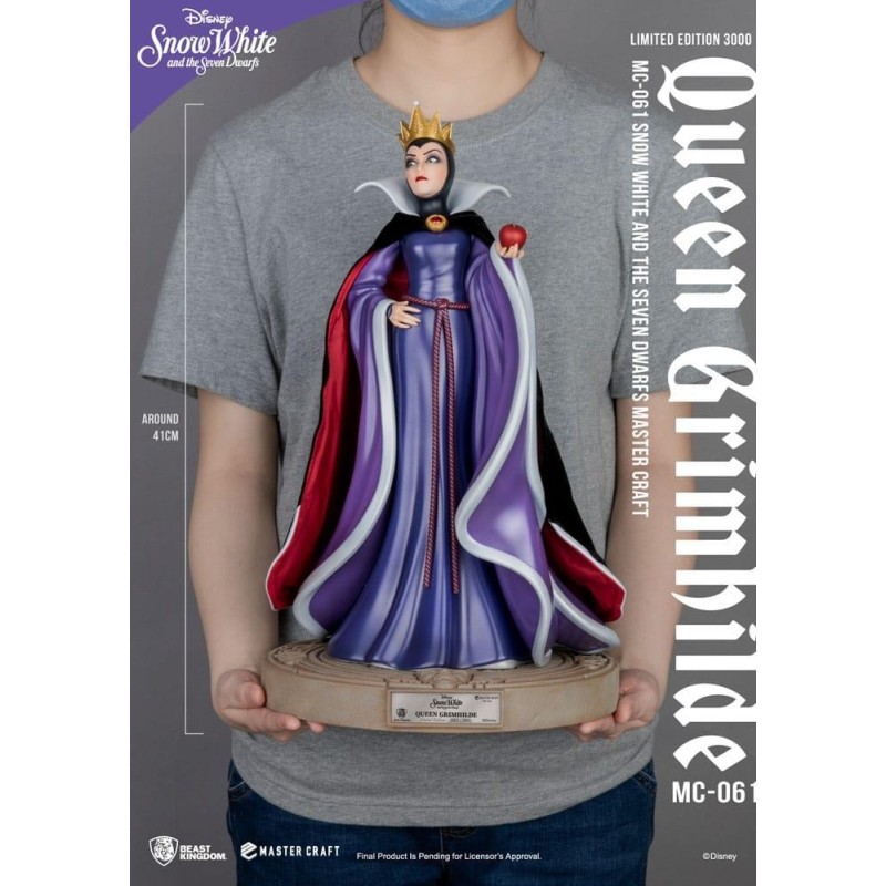 SNWO WHITE - Queen Grimhilde - Statue Master Craft 41cm 