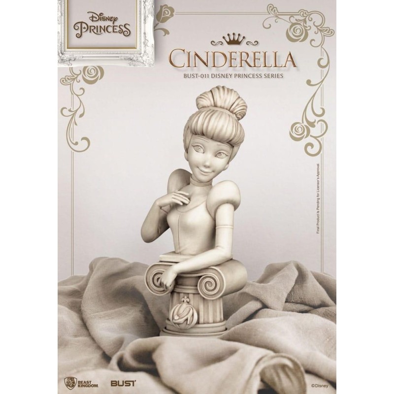 DISNEY - Cendrillon - Buste Princess Series PVC 15cm 
