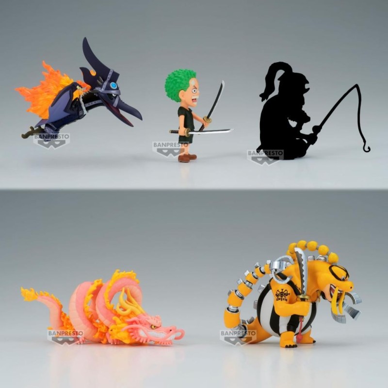 ONE PIECE - WCF Wanokuni Onigashima 10 - Assortiments 12 Figurine 7cm 
