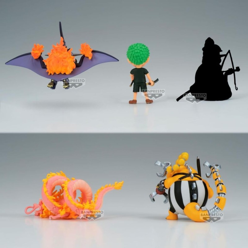 ONE PIECE - WCF Wanokuni Onigashima 10 - Assortiments 12 Figurine 7cm 