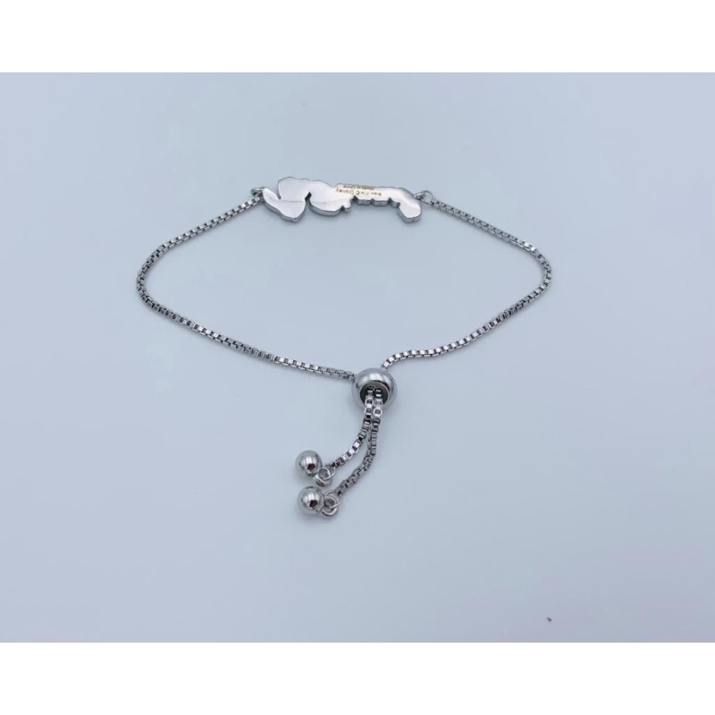 STITCH - Bracelet Ajustable en Laiton Plaqué 