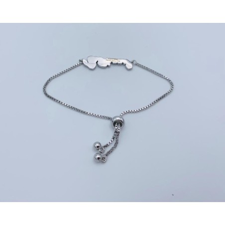 STITCH - Bracelet Ajustable en Laiton Plaqué 