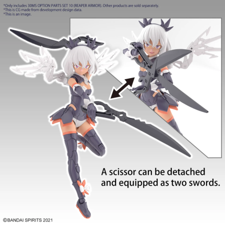 30MS - Option Parts Set 10 (Reaper Armor) - Model Kit 