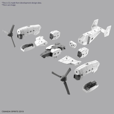 30MM - 1/144 Extended Armament Vehicle (TILT ROTOR Ver.) - Model Kit 