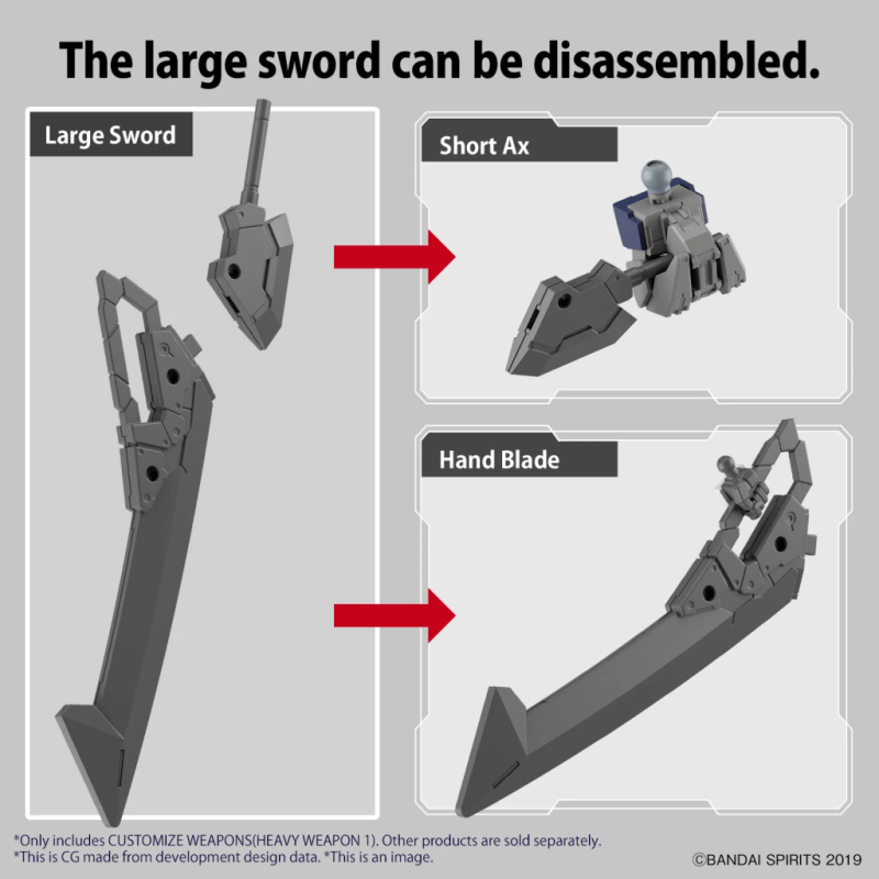 30MM - Customize Weapons (Heavy Weapon 1) - Model Kit 