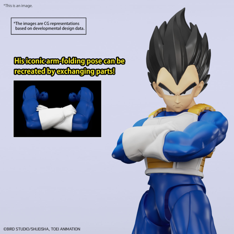 DRAGON BALL - Figure-rise Standard Vegeta (NEW SPEC Ver.) - Model Kit 