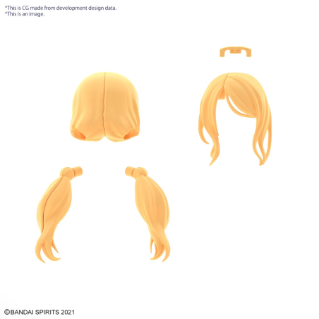 30MS - Option Hair Style Parts Vol.8 All 4 Types - Model Kit 