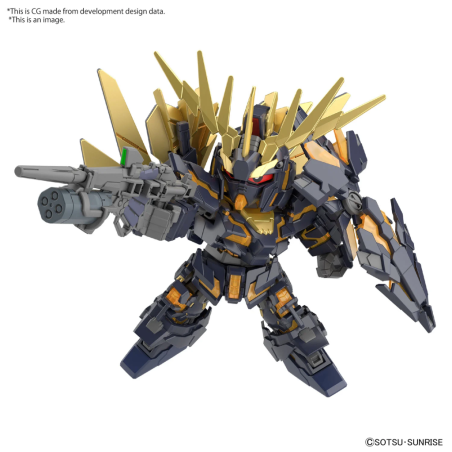 SD GUNDAM -Cross Silhouette Unicorn 02 Banshee & Norn Parts -Model Kit 