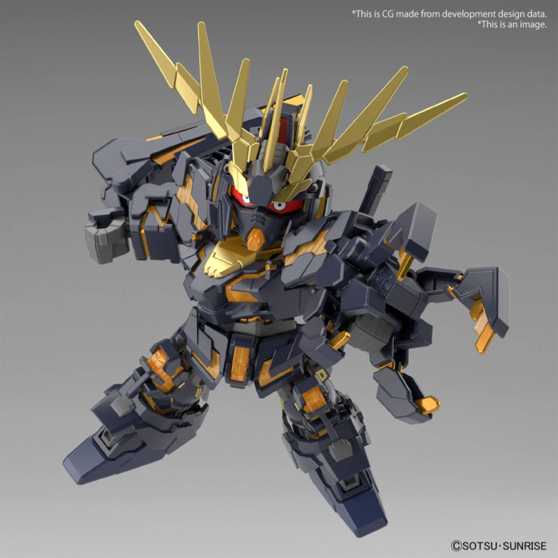 SD GUNDAM -Cross Silhouette Unicorn 02 Banshee & Norn Parts -Model Kit 