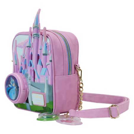 LA BELLE AU BOIS DORMANT - Vitrail Chateau - Sac bandoulière Loungefly 
