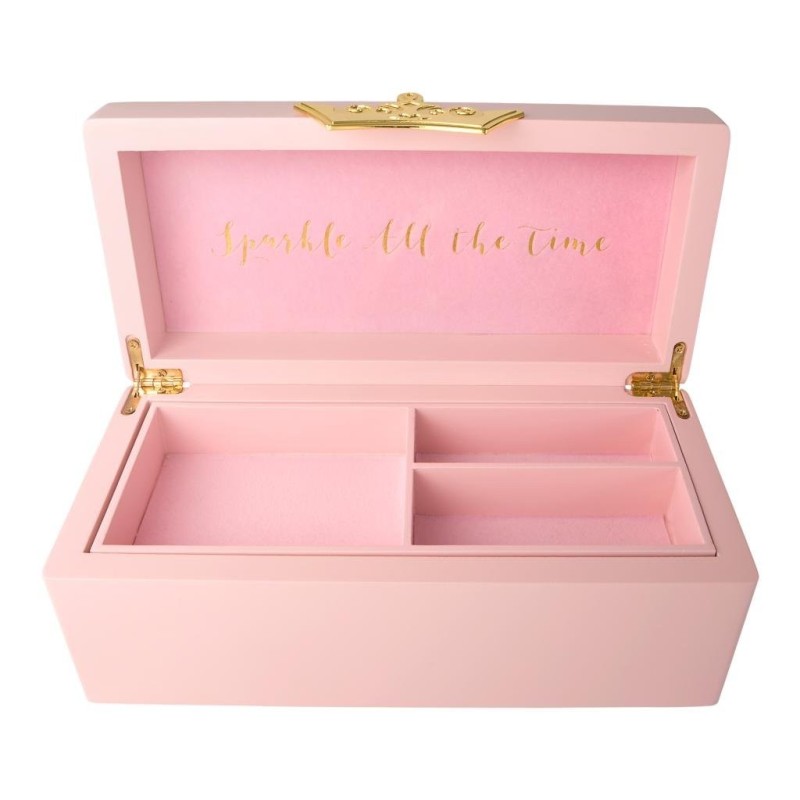 DISNEY - Princesses - Boîte à Bijoux en Bois - 24x 11,5x 10 cm 