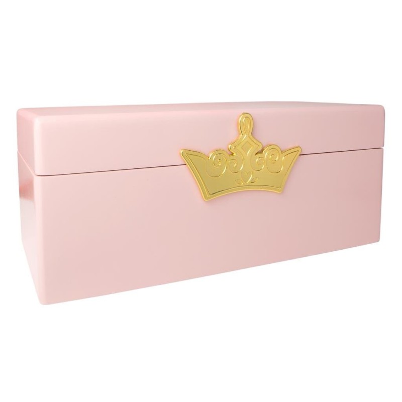 DISNEY - Princesses - Boîte à Bijoux en Bois - 24x 11,5x 10 cm 