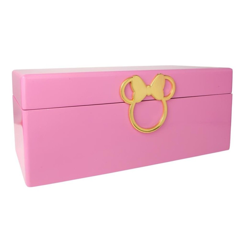 MINNIE - Boîte à Bijoux en Bois - 24x 11,5x 10 cm 