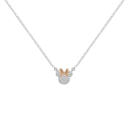 MINNIE - Set Maman & Fille - 2 Colliers Shiny en Laiton Plaqué Argent 
