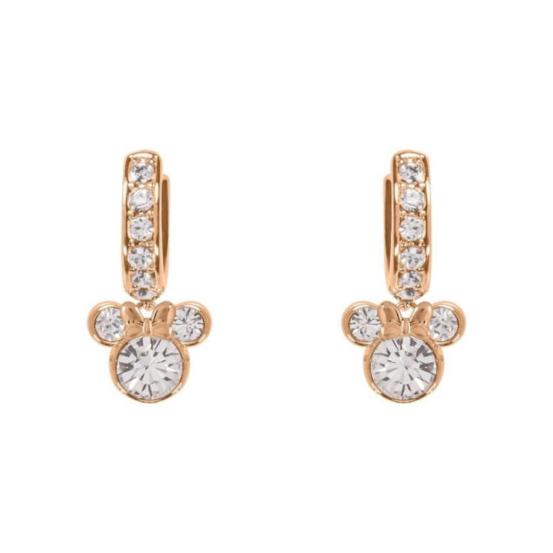 MINNIE -Set Maman & Fille- Collier + Boucles en Laiton Plaqué Argent 