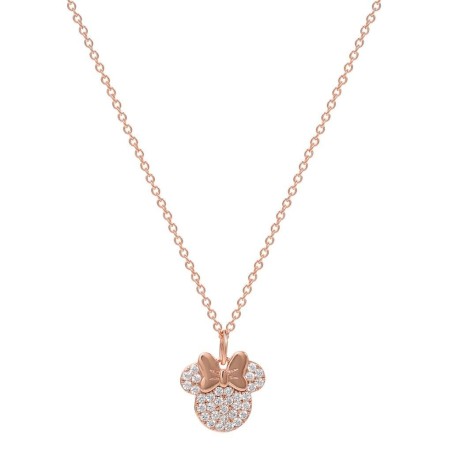 MINNIE - Rose Gold - Collier en Laiton Plaqué Argent 