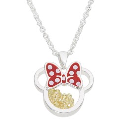MINNIE - Collier Anniversaire en Laiton Plaqué Argent - Novembre  2