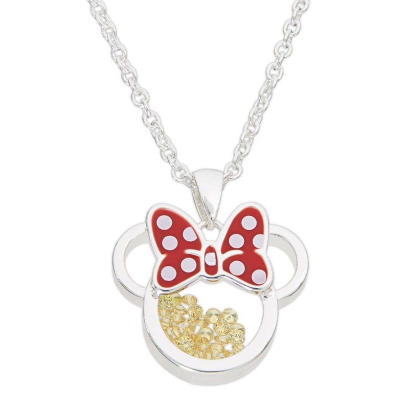 MINNIE - Collier Anniversaire en Laiton Plaqué Argent - Novembre 