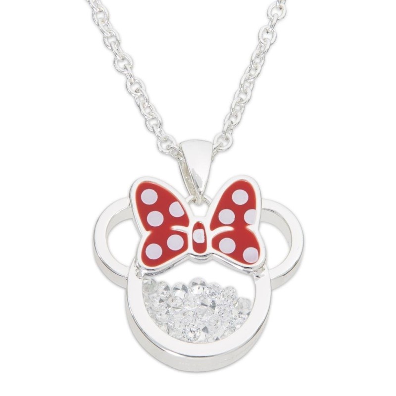 MINNIE - Collier Anniversaire en Laiton Plaqué Argent - Avril 