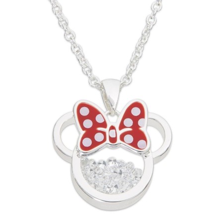 MINNIE - Collier Anniversaire en Laiton Plaqué Argent - Avril 
