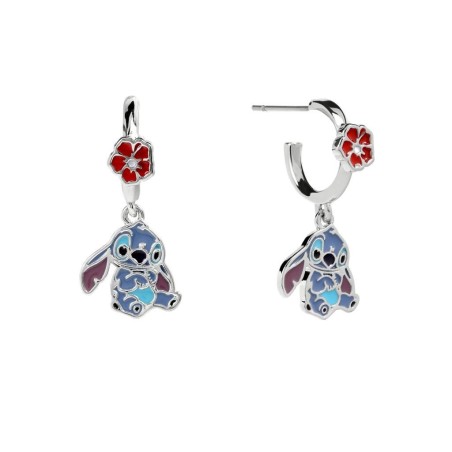 STITCH - 1 Paire de Boucles d'Oreilles Pendantes - Laiton Plaqué 