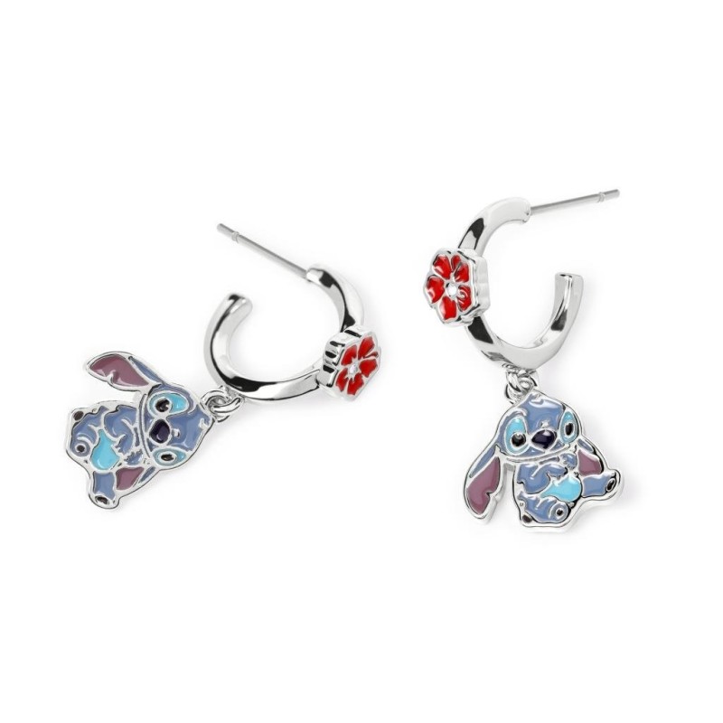 STITCH - 1 Paire de Boucles d'Oreilles Pendantes - Laiton Plaqué 