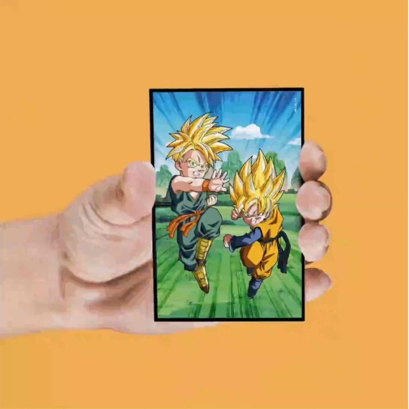 DRAGON BALL Z - Personnages - Set de 4 Magnet Lenticulaire 